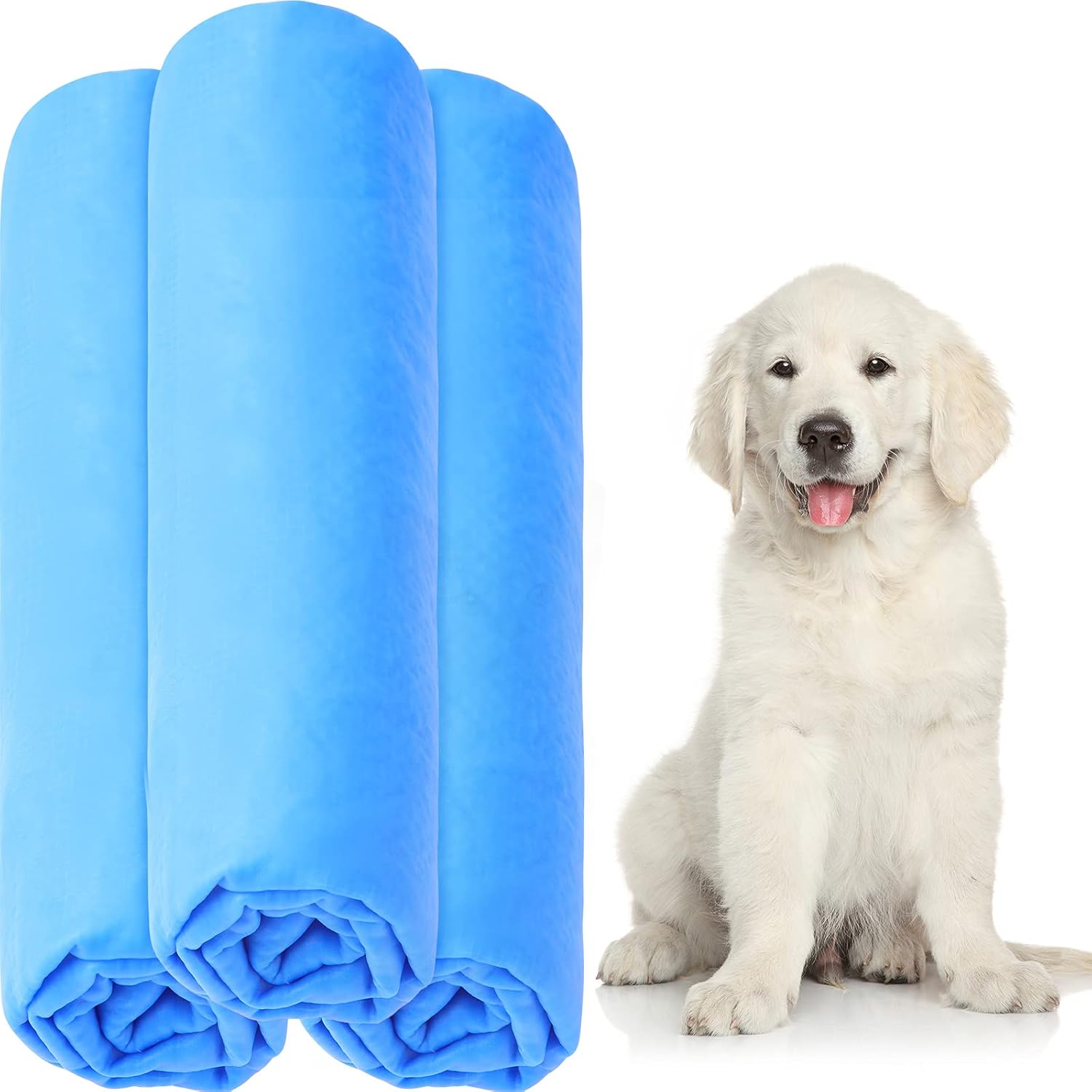 3 Pieces Pet Absorbent Dog Bath Towel 25.2 x 16.34 Inch Quick Drying Pet Shower Grooming Towel Machine Washable Suitable for Any Size Dogs Cats