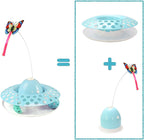 Interactive Cat Toys Automatic Electric Rotating Butterfly & Ball Exercise Kitten Toy Funny Cat Teaser Toys