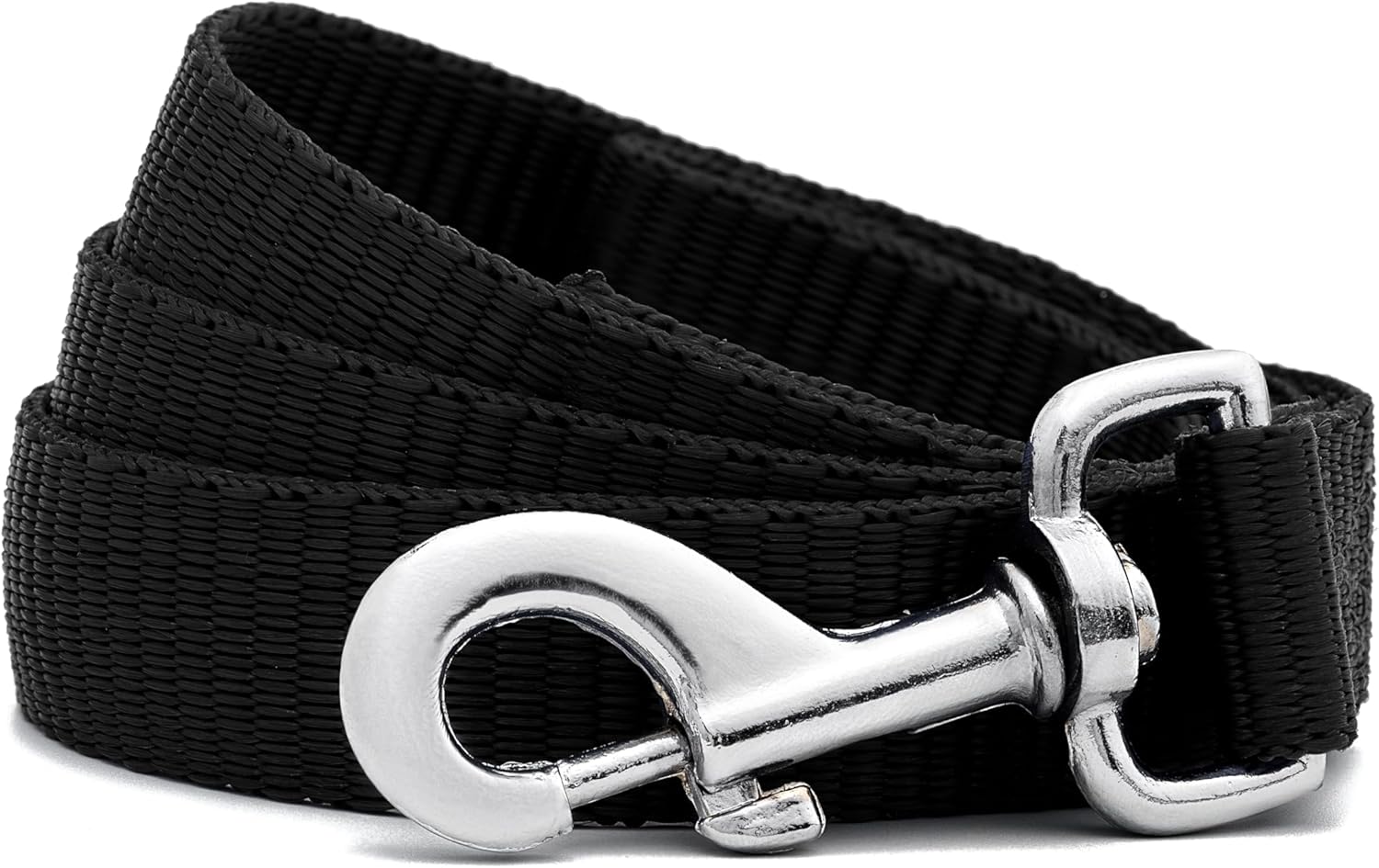 Dog Leash Strong Traditional Style and Durable Nylon Leashes for Walking and Training, Heavy Duty with Easy-to-use Collar Hook Colour Black, Red, Blue (Black, 6ft)