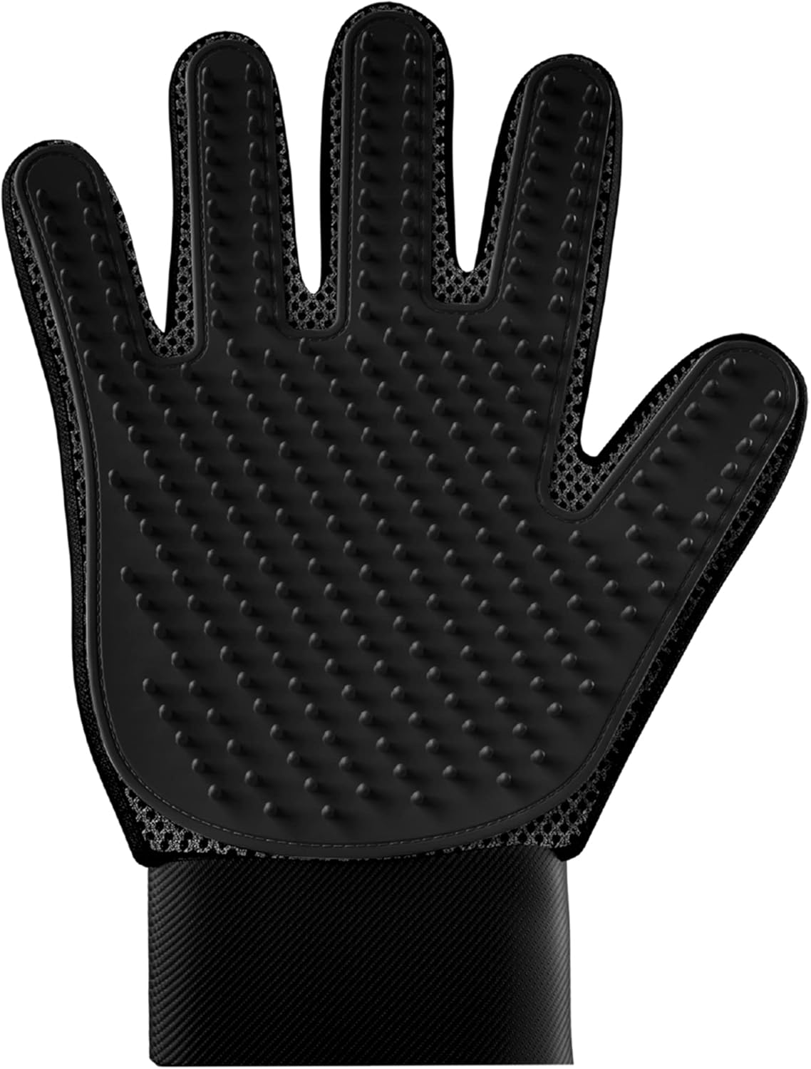 Pet Grooming Gloves | Deshedding Glove for Easy, Mess-Free Grooming | Grooming Mitt for Dogs, Cats, Rabbits & Horses with Long/Short/Curly Hair | Pet Hair Gloves for Pet Hair Removal