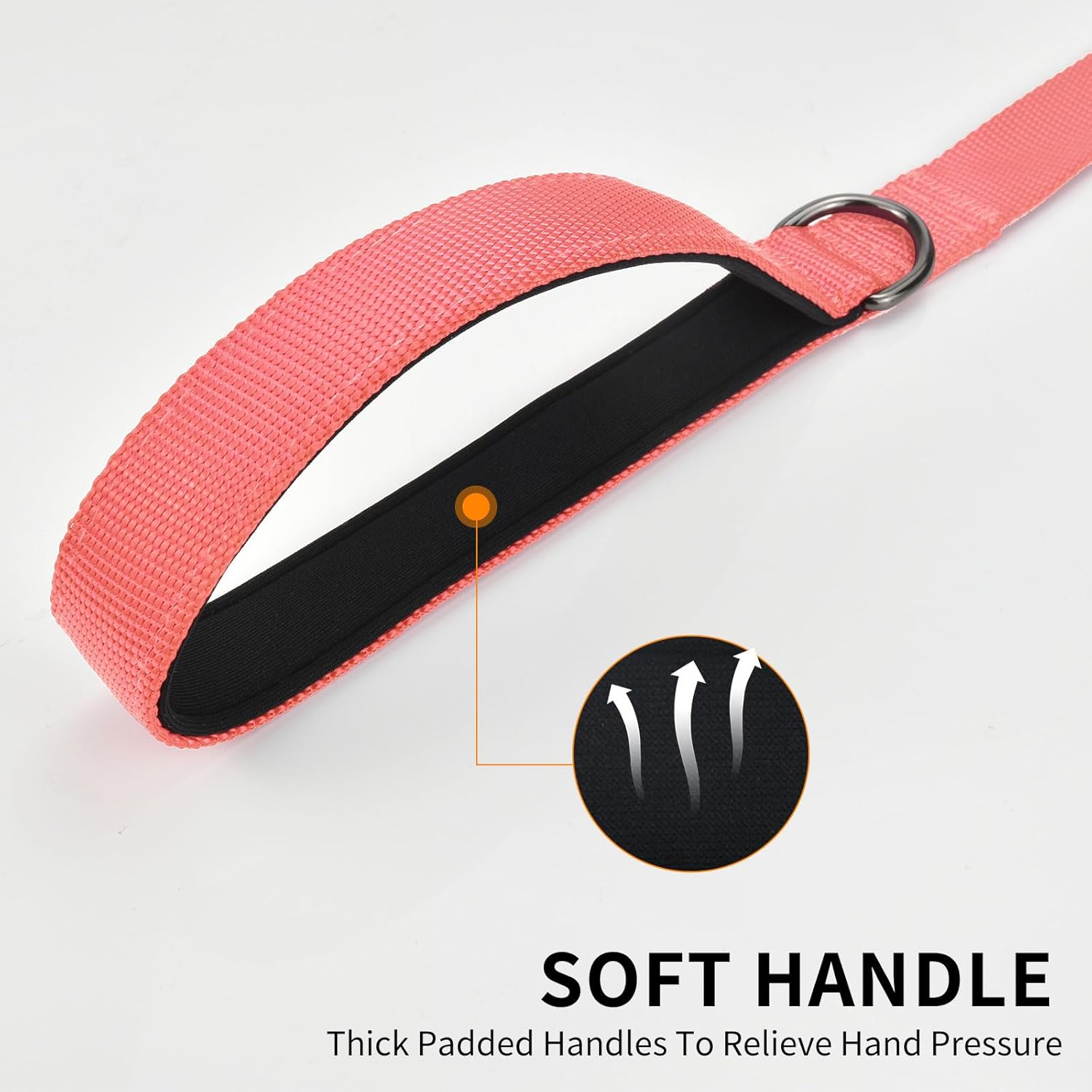 Soft Padded Handle Dog Leash,Relieve Hand Pressure;Portable,Strong,High Tensile Strength,Suitable for Small and Medium Sized Dog Walking Leash