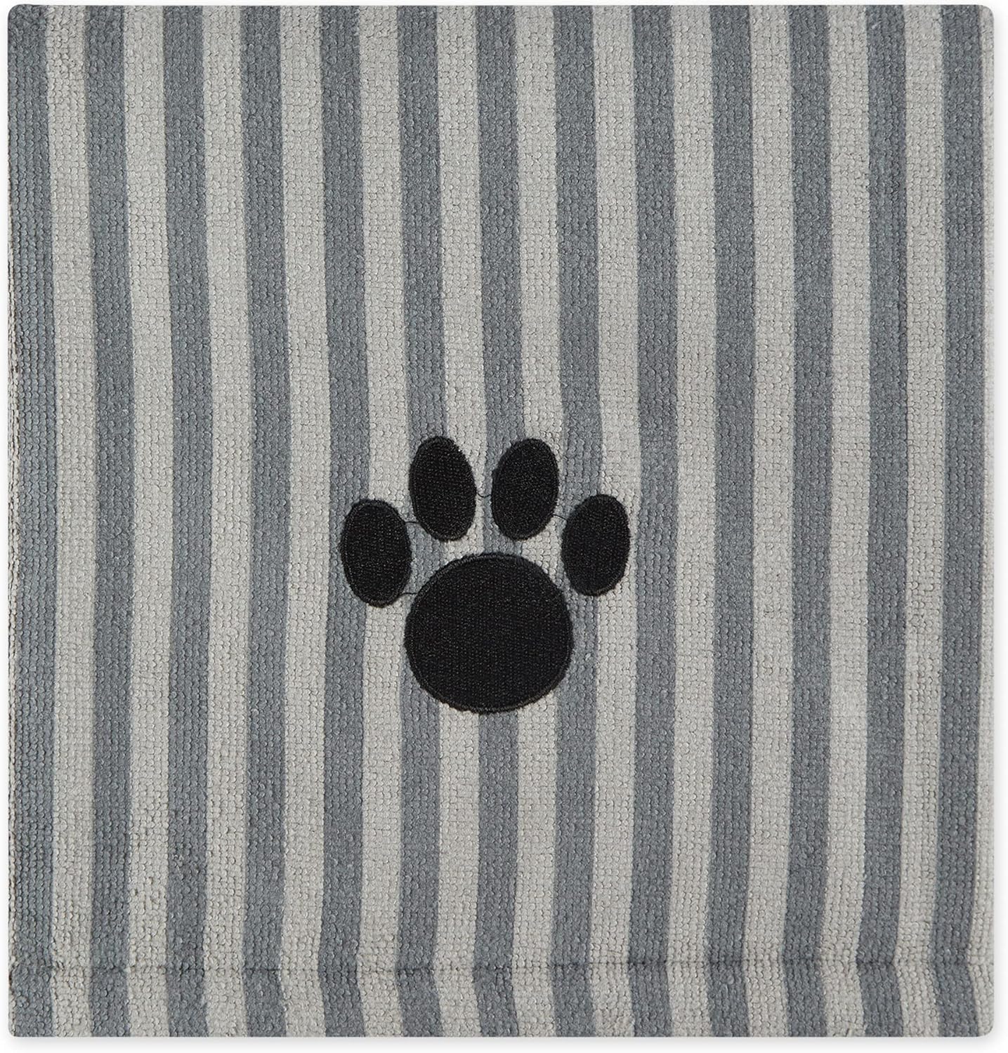 Pet Grooming Towel Collection Absorbent Microfiber X-Large, 41x23.5", Striped Gray